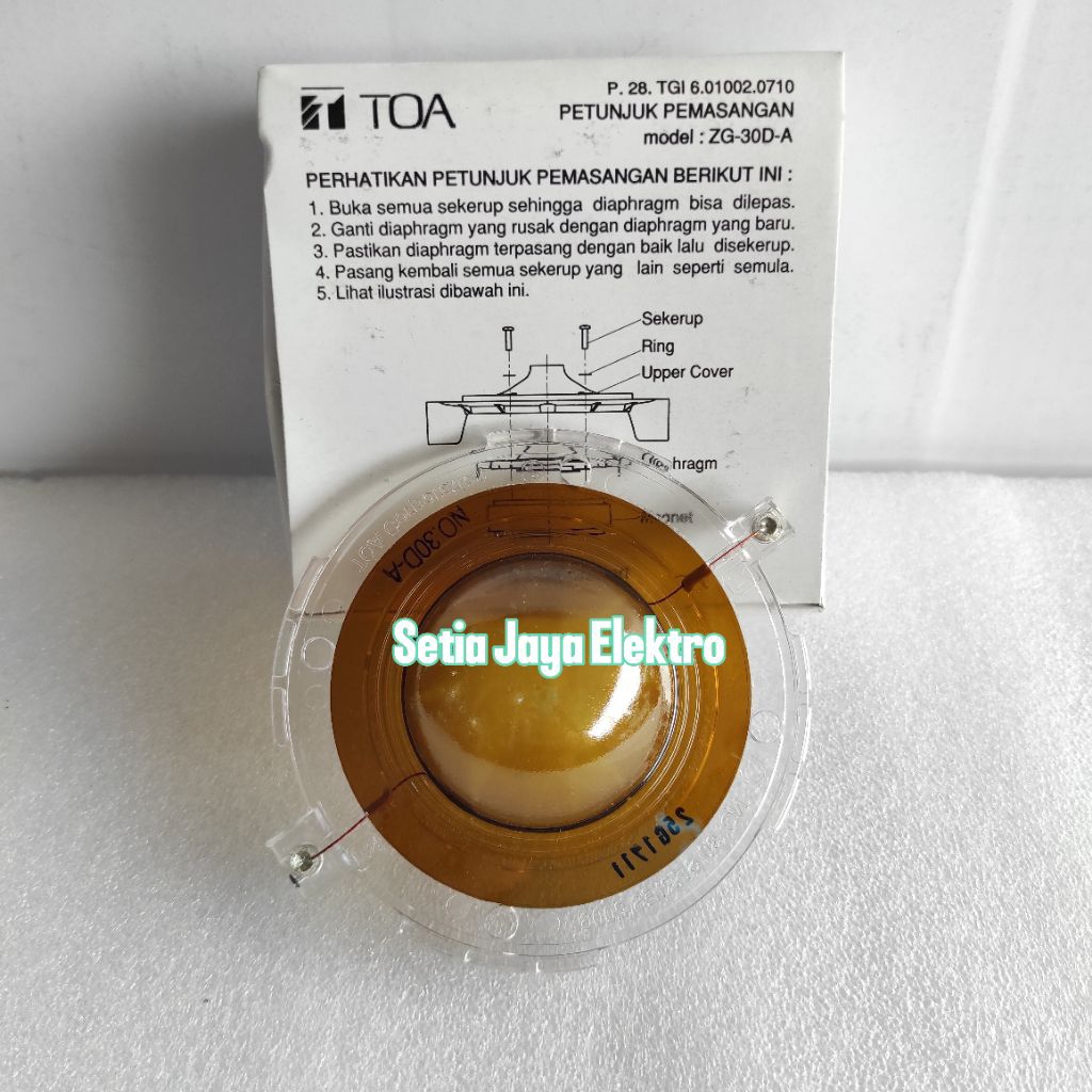 Spul Diaphragm TOA ZG-30D-A spul horn original