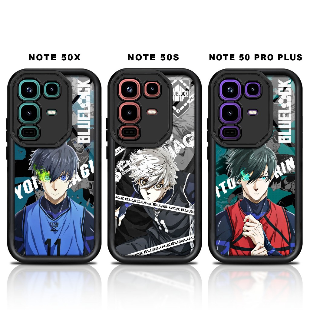 Softcase glossy INFINIX NOTE 50X 50S 50 PRO PLUS Casing Case Hp Silikon Protek kamera BLUELOCK