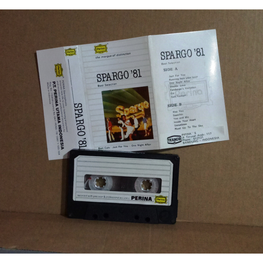 SPARGO - BEST SELECTION - Kaset