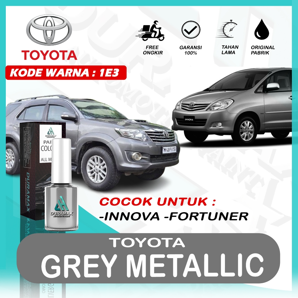 CAT OLES TOYOTA GREY METALLIC 1E3 INNOVA,FORTUNER