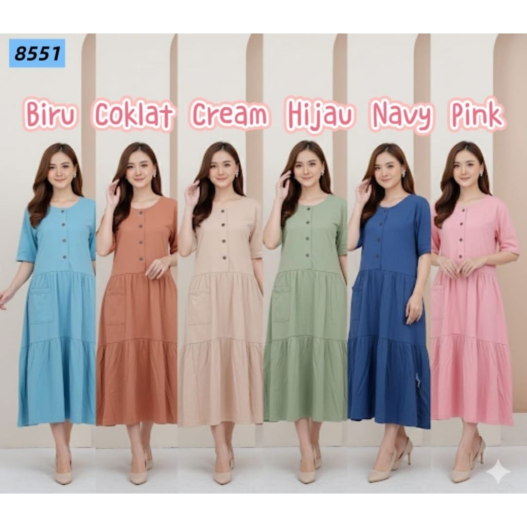 DASTER AMRO LABEL PUTIH 8551 POLOS RAMPEL