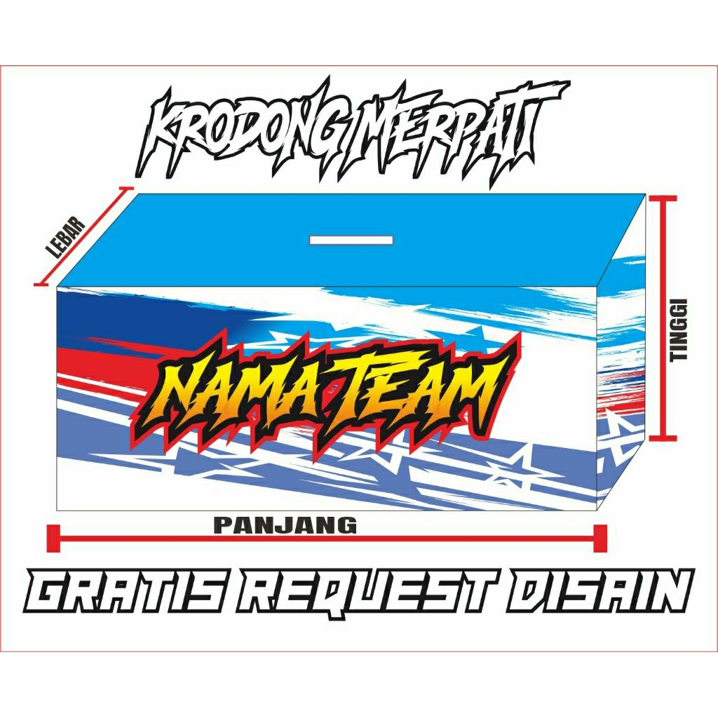 Krodong dongdang merpati custom disain gratis