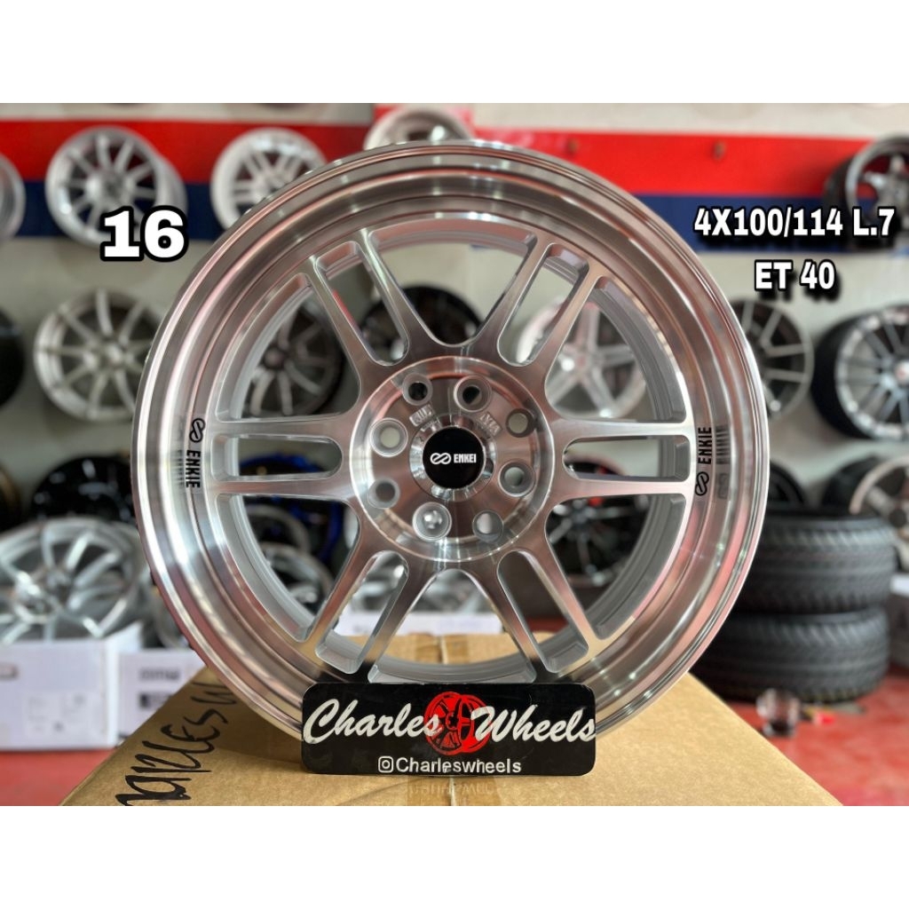 VELG ENKEI RPF-1 RING 16 SILVER POLISH