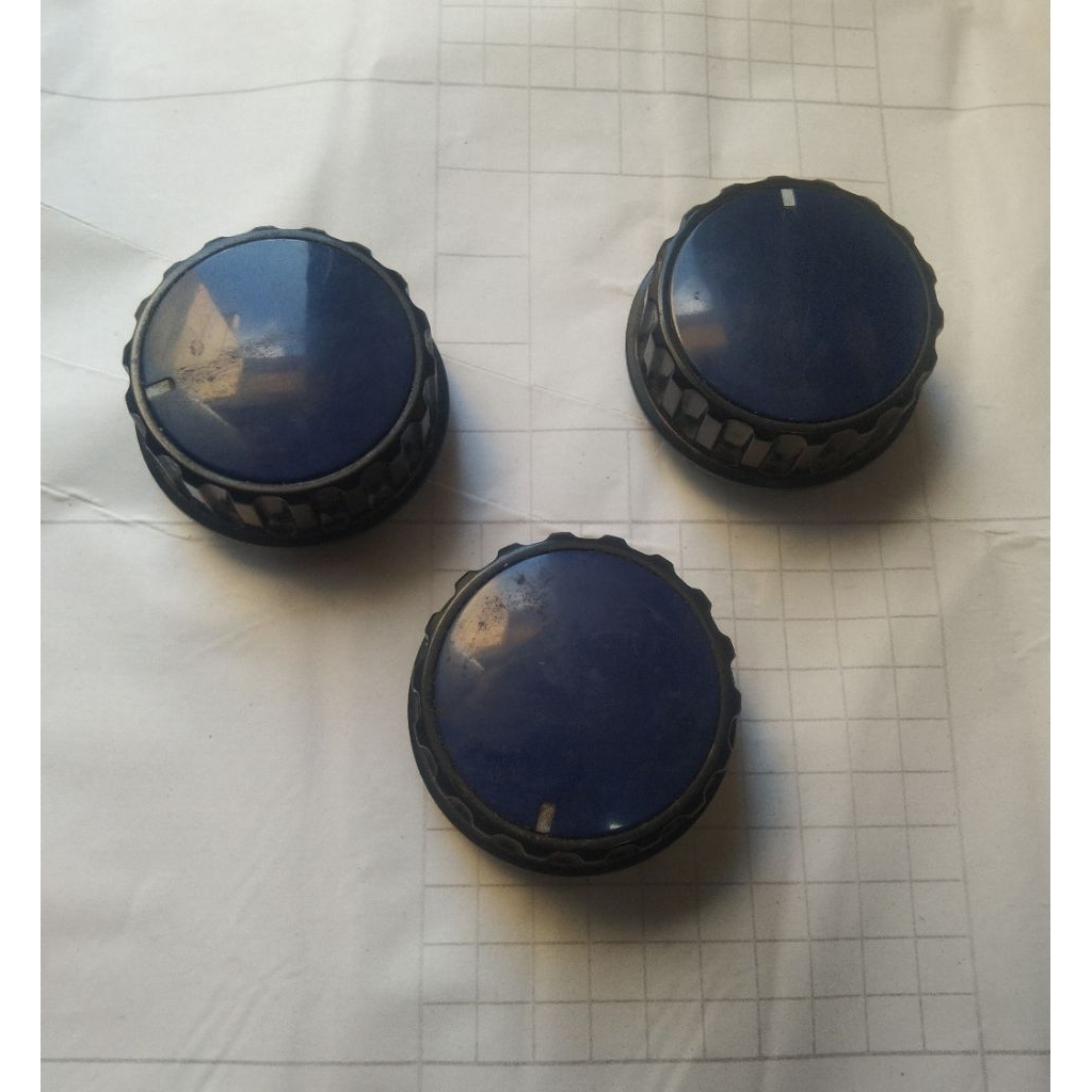 knop putaran mesin cuci Aqua 2 tabung original bekas 3pcs