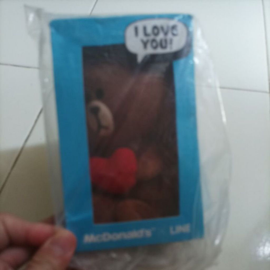 Brown McDonalds X Line Happy Meal MC Donalds