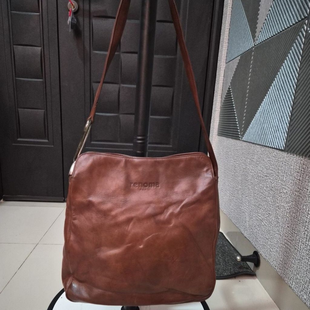 Tas vintage kulit Renoma