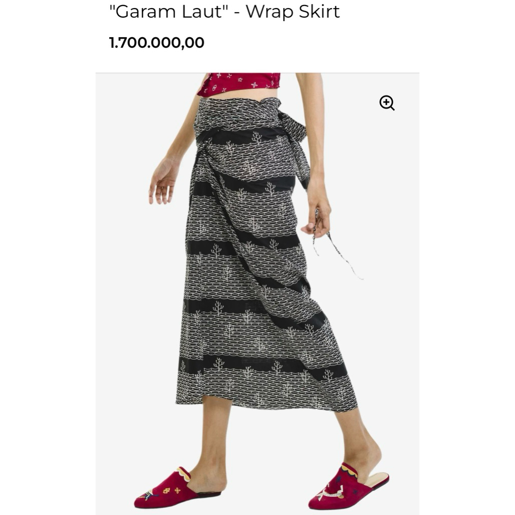 Sejauh mata memandang rok lilit garam laut