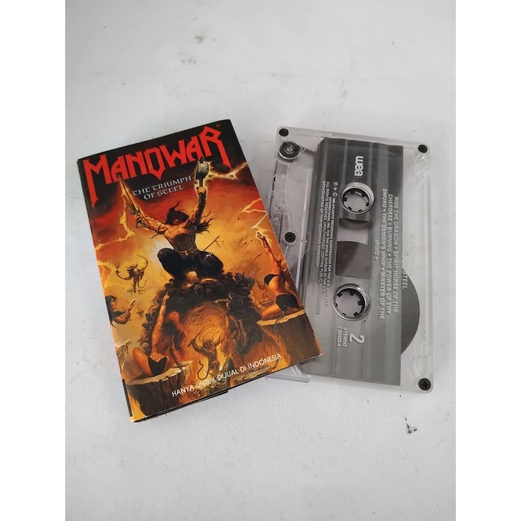 Kaset Pita Manowar Album The Triumph Of Steel