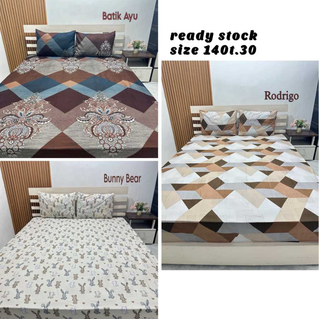 sprei 140x200T.30 | sprei homemade | sprei motif bunga
