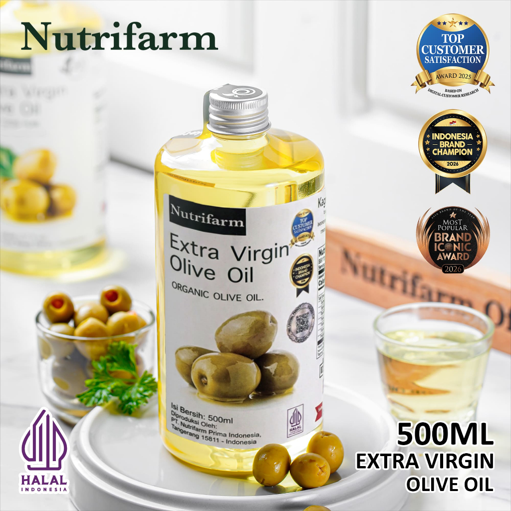 EXTRA VIRGIN OLIVE OIL 500 ML UNTUK MASAK MPASI/ EVOO MINYAK ZAITUN ASLI VIGIN OLIVE OIL 100% UNTUK 