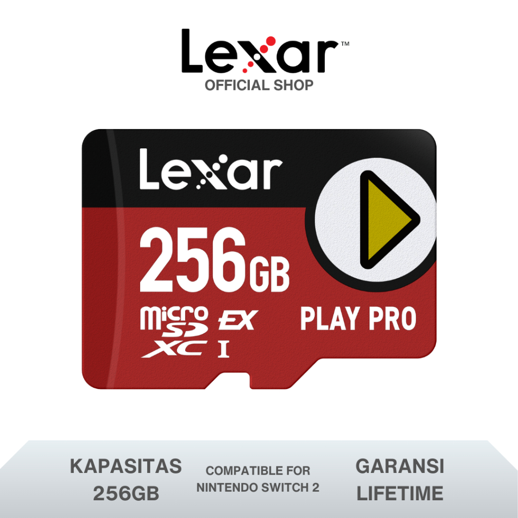 Lexar PLAY PRO Micro SDXC Express Card - 256GB
