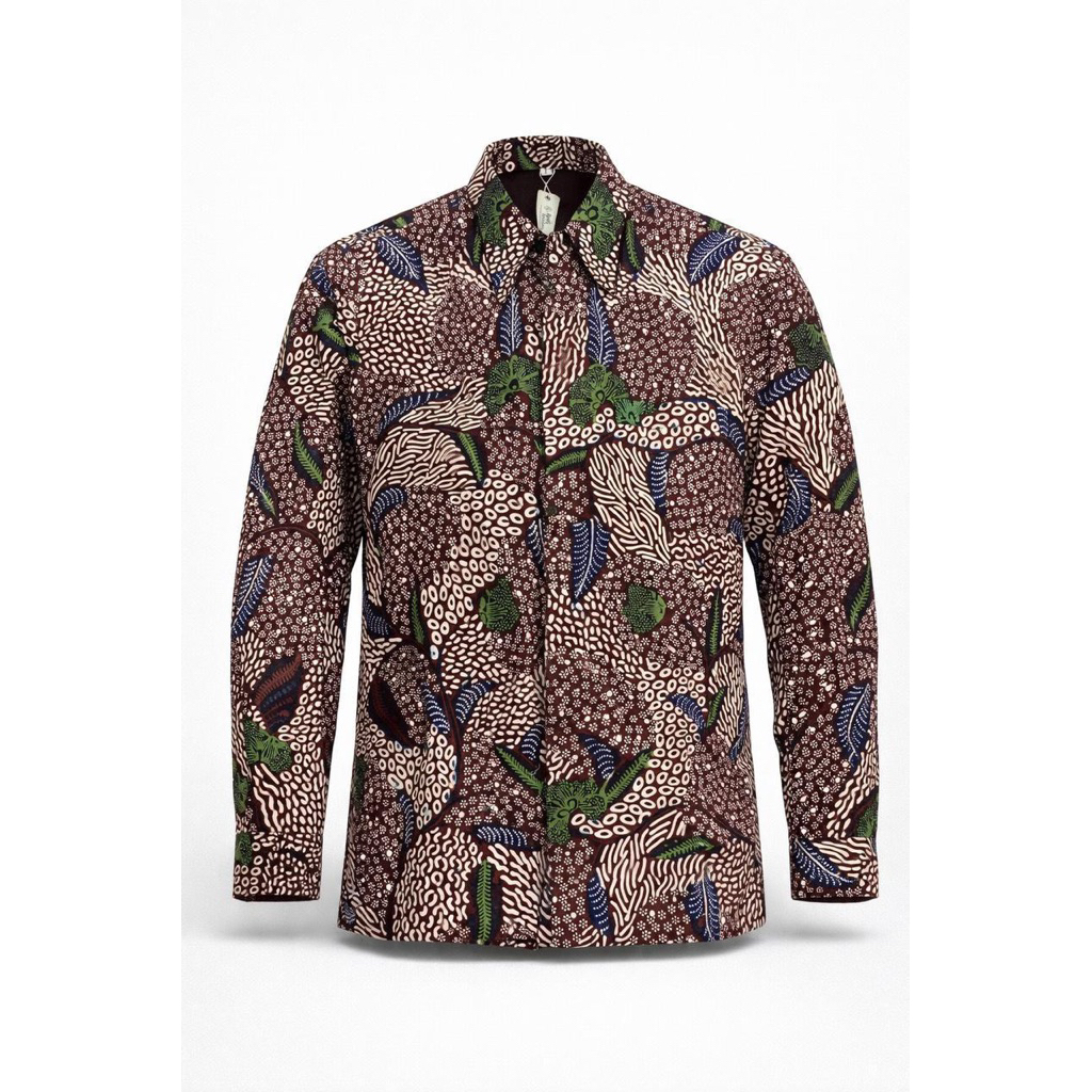 Kemeja Batik Tulis Madura Premium Lengan Panjang