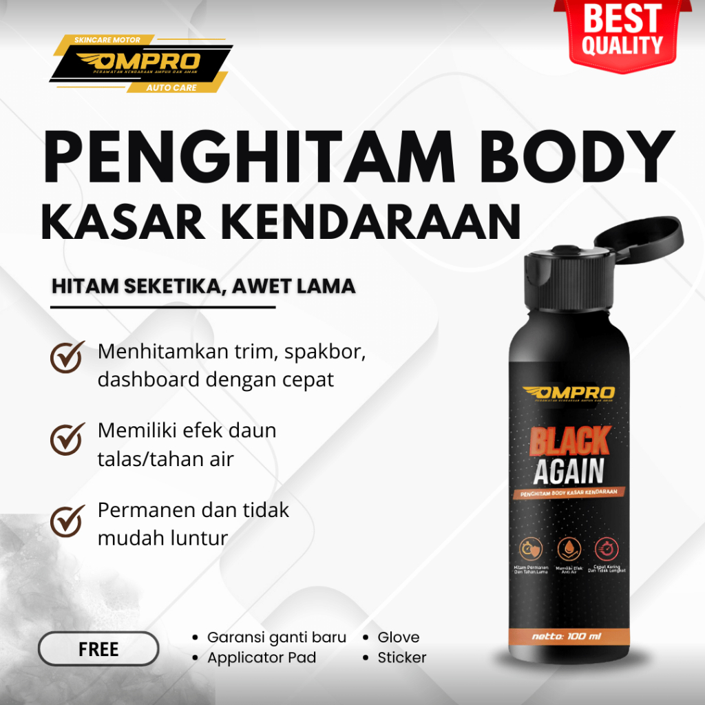 Penghitam Body Motor Permanen Body Kasar Black Magic Penghitam Bodi Motor Penghitam Bodi Motor Perma