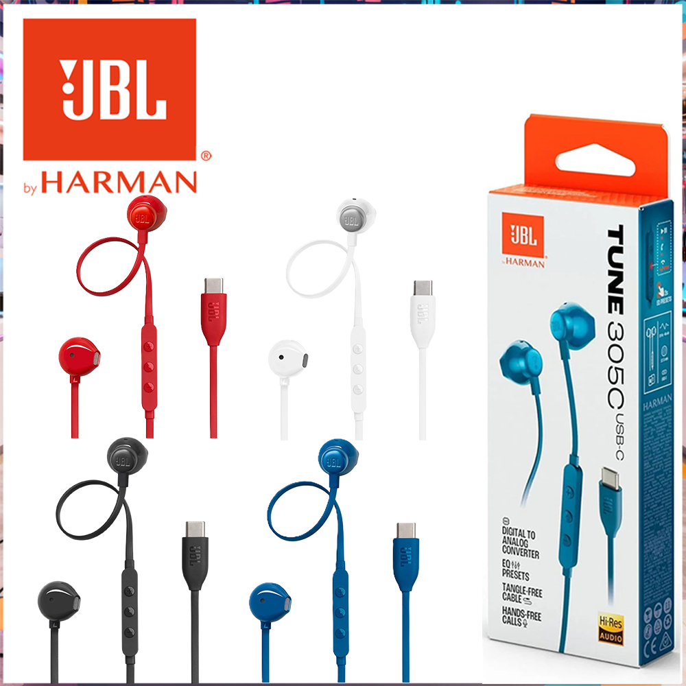 Headset JBL Tune 305C Spesial Edition Type C Earphone In Ear With Microphon