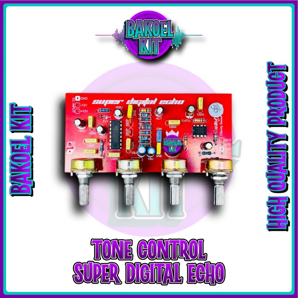 Tone Control Super Digital Echo ups