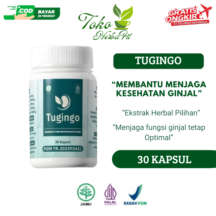Tugingo Suplemen Ginjal Herbal - Obat Kesehatan Ginjal Alami Vitamin Menjaga Kesehatan Ginjal