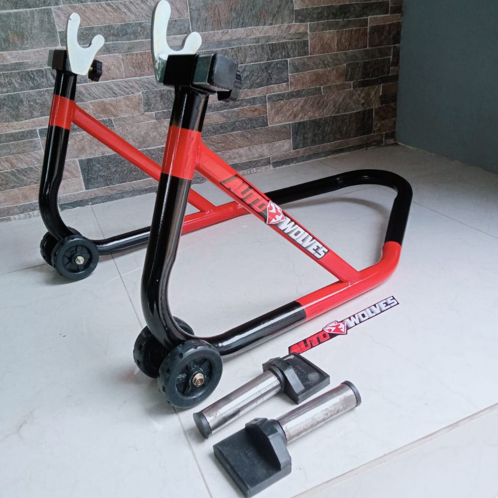 Standar Paddock Depan Belakang Universal Motor Bebek Tipe Diamond