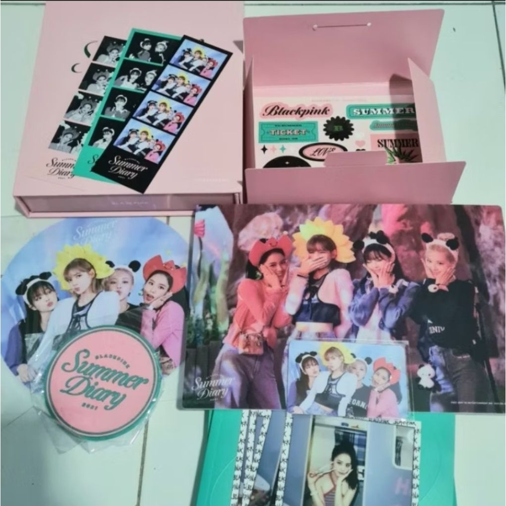 [SHARING] BLACKPINK - Official Summer Diary 2021 in Everland /Fan / Photo /Photocard / Mini Book /co