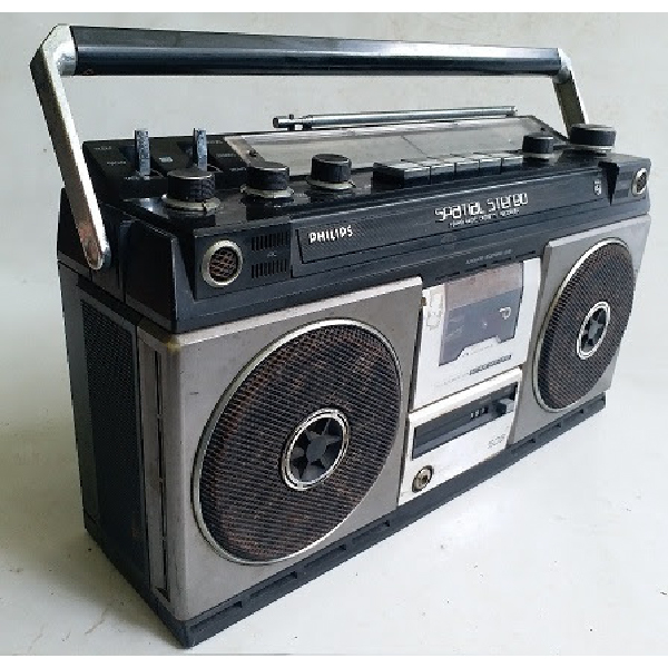 Radio dan tape Holland merek PHILIPS - HOLLAND SPATIAL STEREO era 70