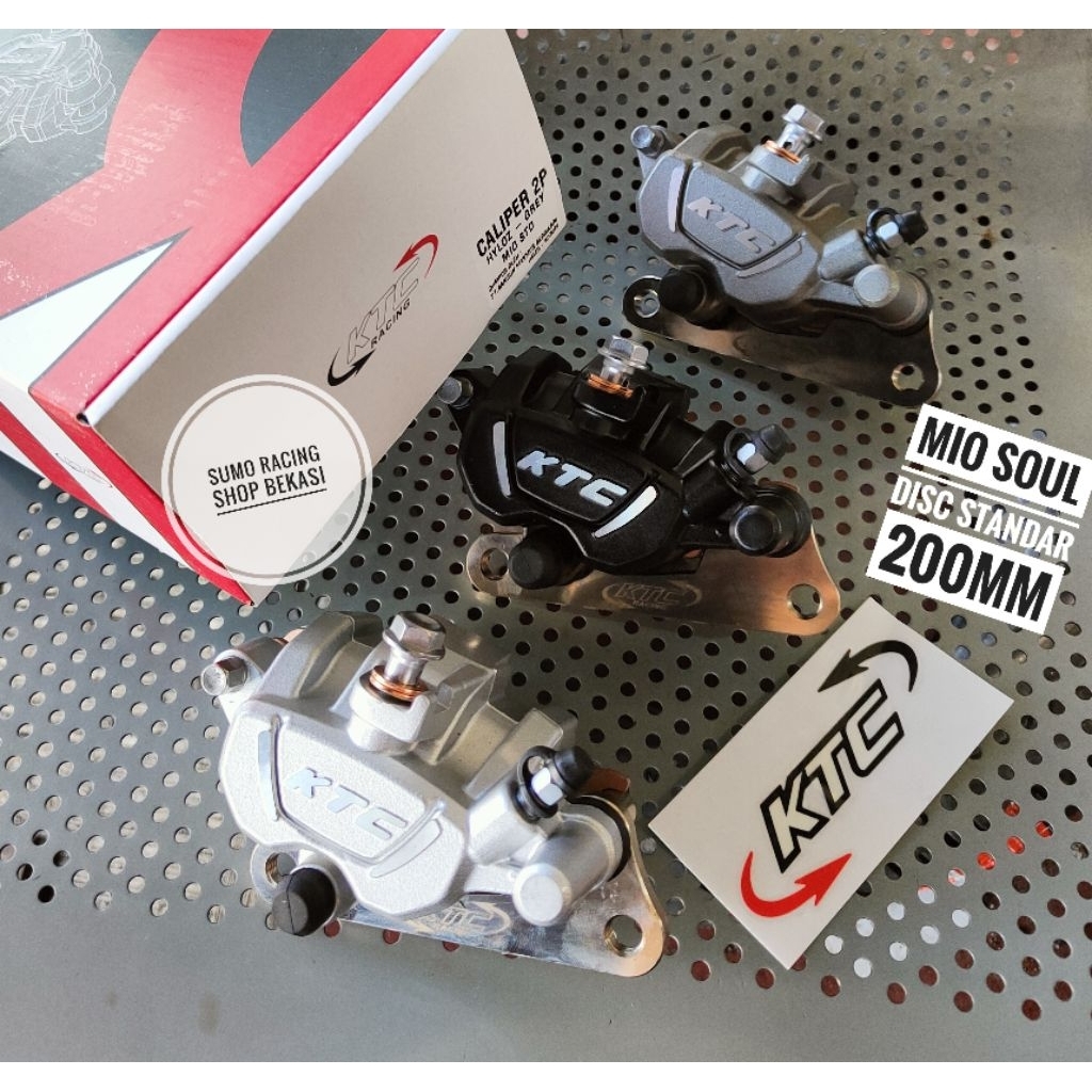 KALIPER DEPAN KTC 2P HYLOZ UKURAN DISC STANDAR MIO SOUL, MIO SMILE