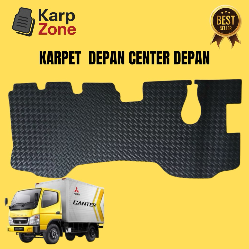 KARPET DEPAN TRUK CENTER ALAS KAKI KABIN TRUK BOX CANTER DEPAN SAJA