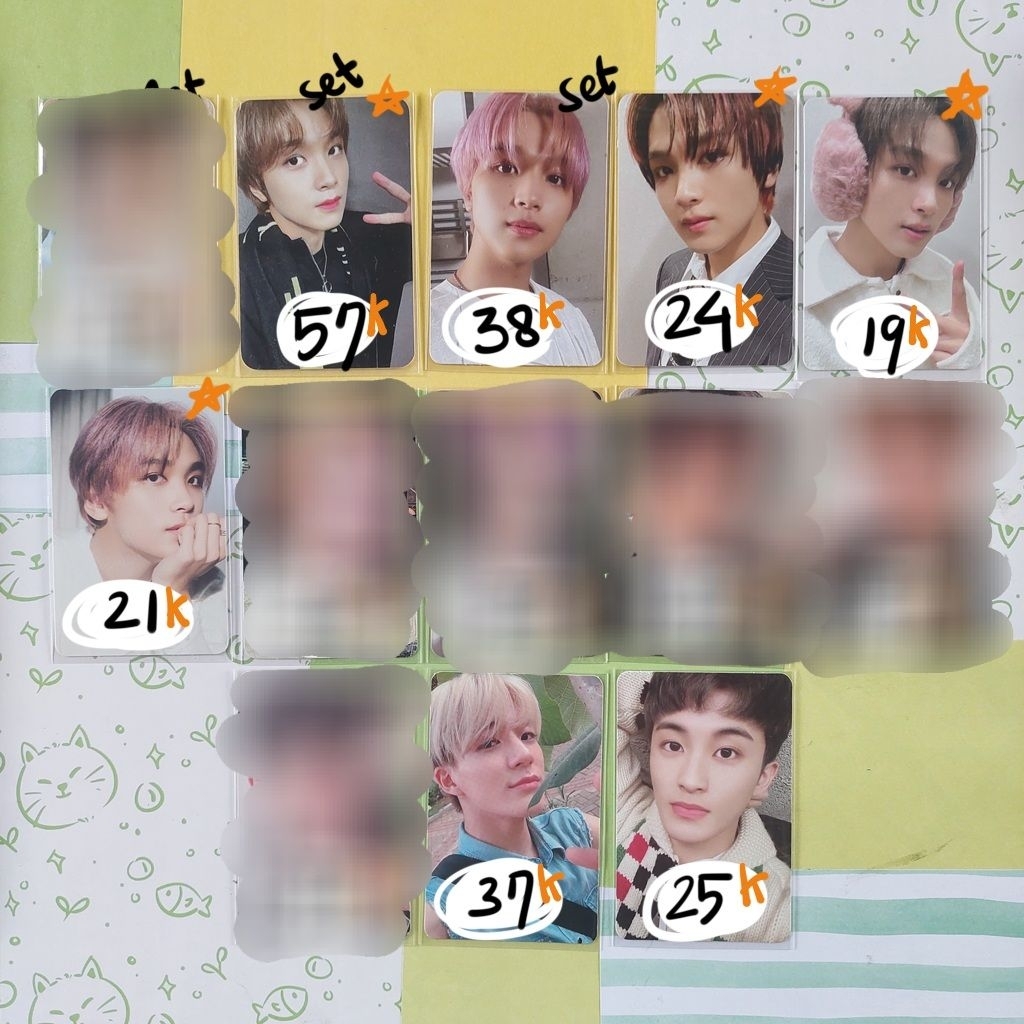 HAECHAN JENO MARK EMBLEM SMCU TDS2 AR TICKET SANRIO XMAS ACE KIT GLIMO