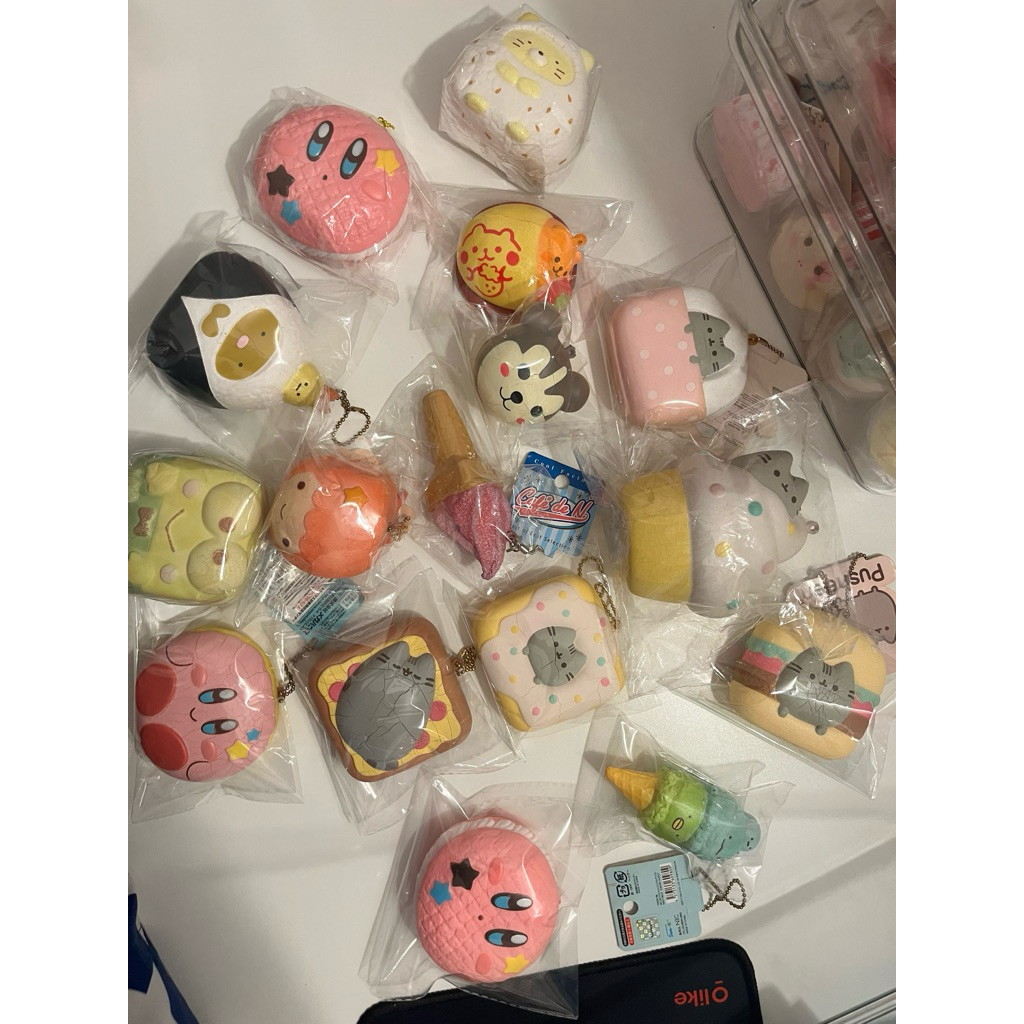 Squishy license RARE pusheen cafe de n cdn pusheen kirby animal bun husky punimaru ibloom marmo chig
