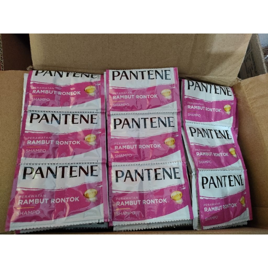 *Amidya Mart* shampo sachet pantene 1 renceng 12 pasang, anti ketombe, rambut rontok, halus n lembut