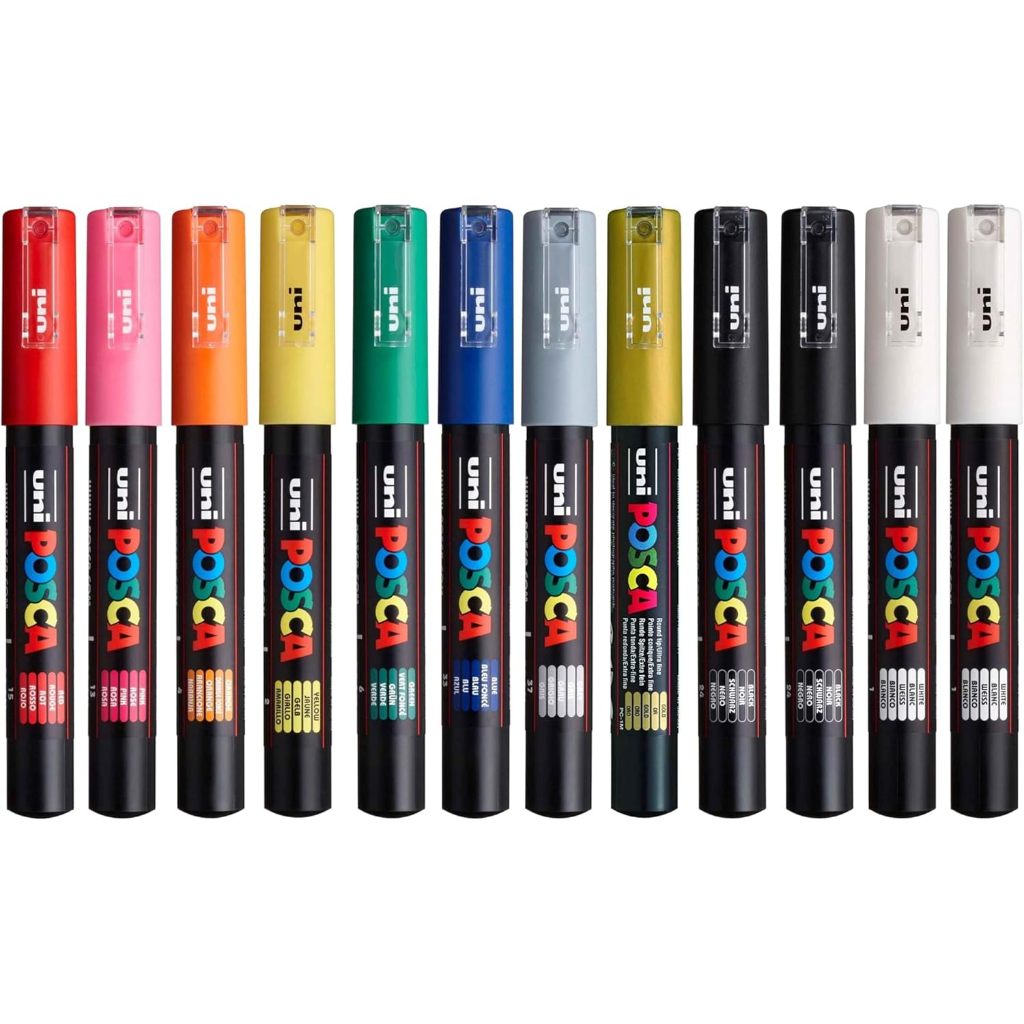 Uni POSCA PC-1M Marker Pen/ Spidol Posca/Spidol Cat