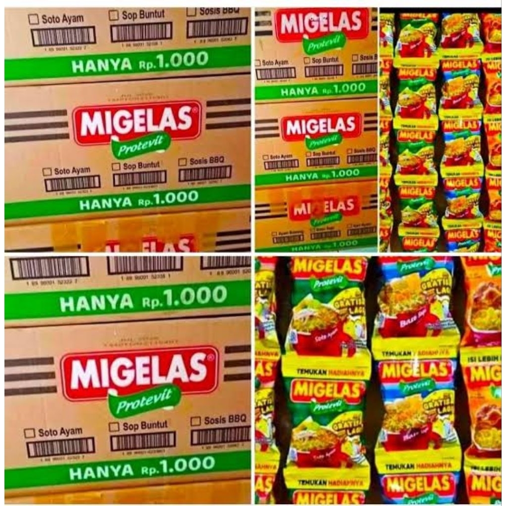 [GROSIR] Migelas 1 Karton Dus Isi 120 Pcs Murah - Mie Gelas Renceng