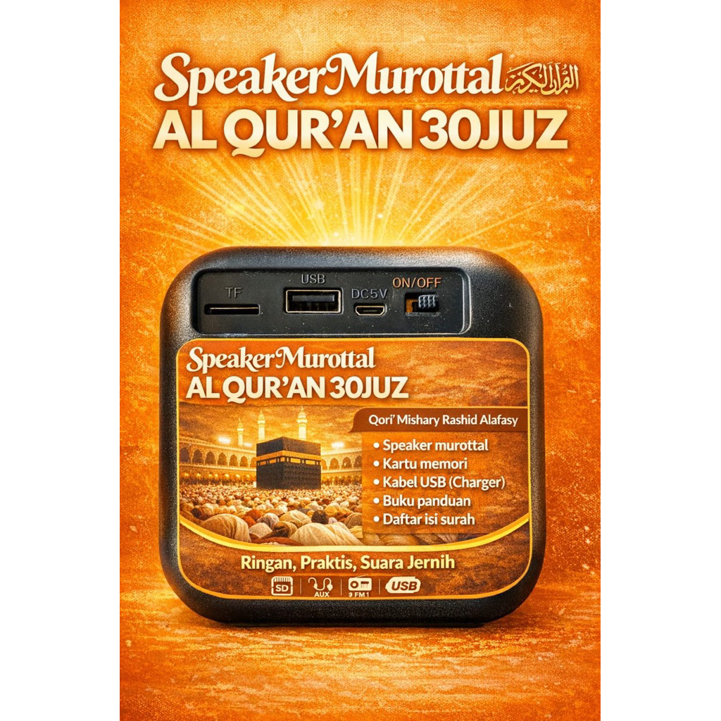 SPEAKER MUROTTAL AL-QUR’AN