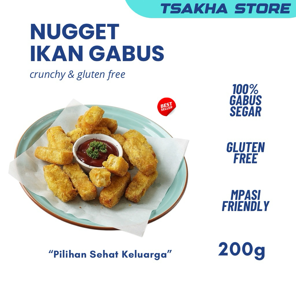 Nugget Ikan Gabus MPAS |Nugget Ikan MPASI Lauk MPASI Lezat Bergizi Tsakha FishI