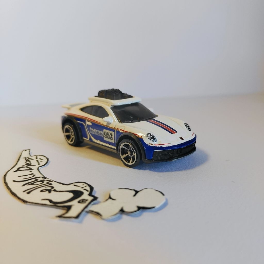 Hot Wheels Porsche 911 Rallye Putih [Loose]