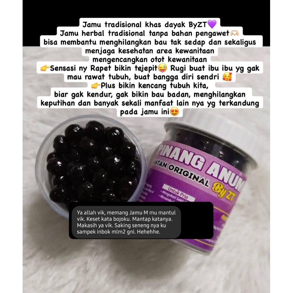 READY STOK JAMU PINANG ANUM JAMU KHAS KALIMANTAN By ZT
