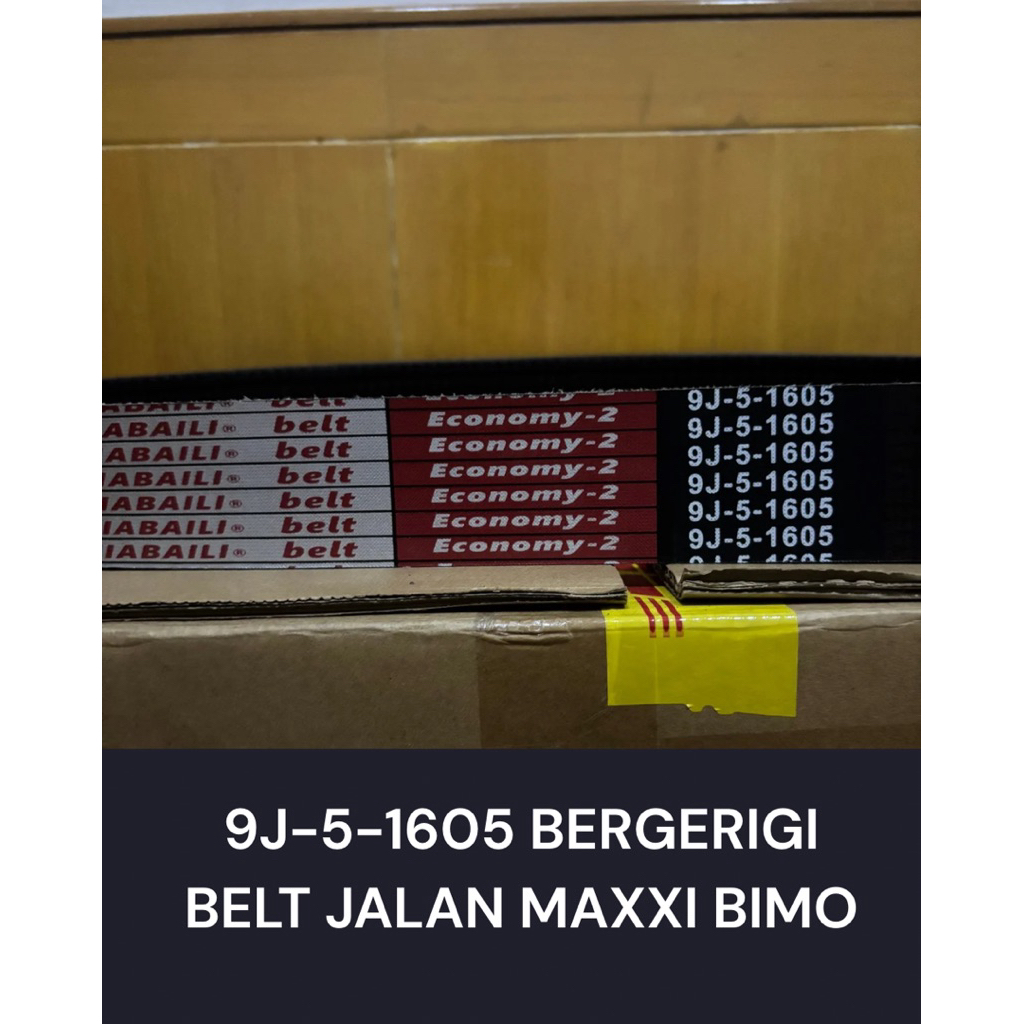 VBELT FANBEL JALAN MAXXI BIMO 9J-5-1605 BERGERIGI