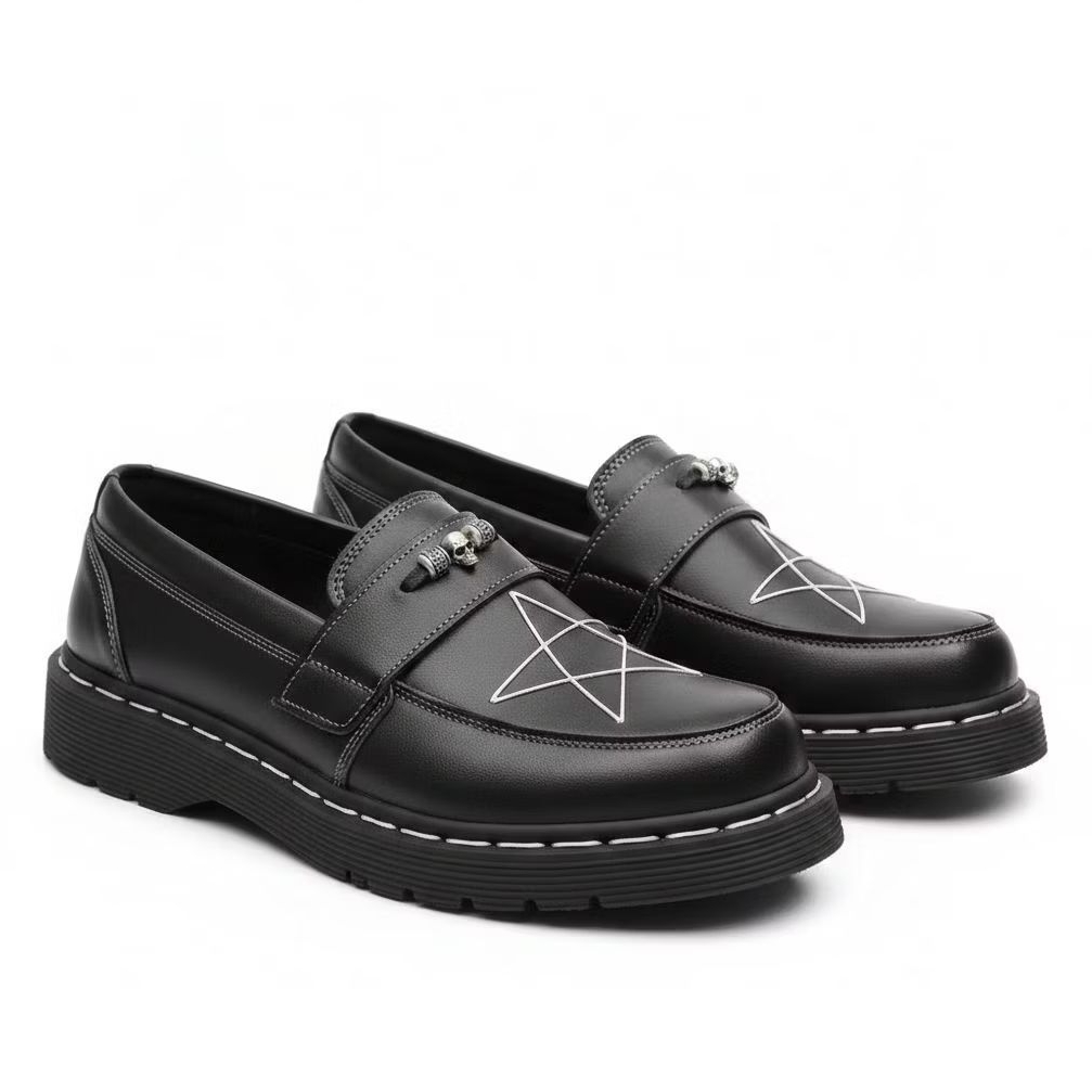 MAKESENSE - Sepatu Formal Casual Loafers Docmart Bintang Skena Pria