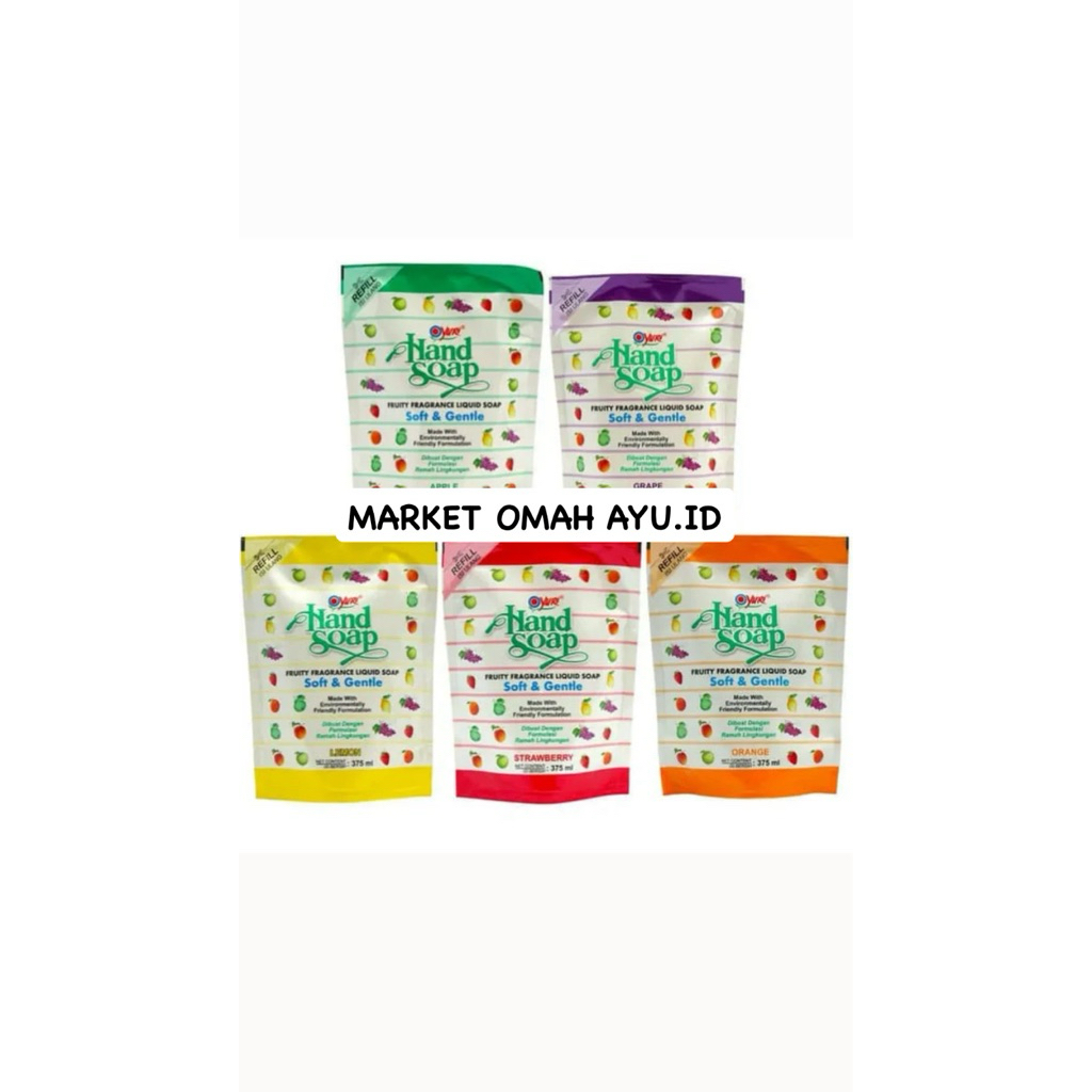 yuri hand soap refill 375ml