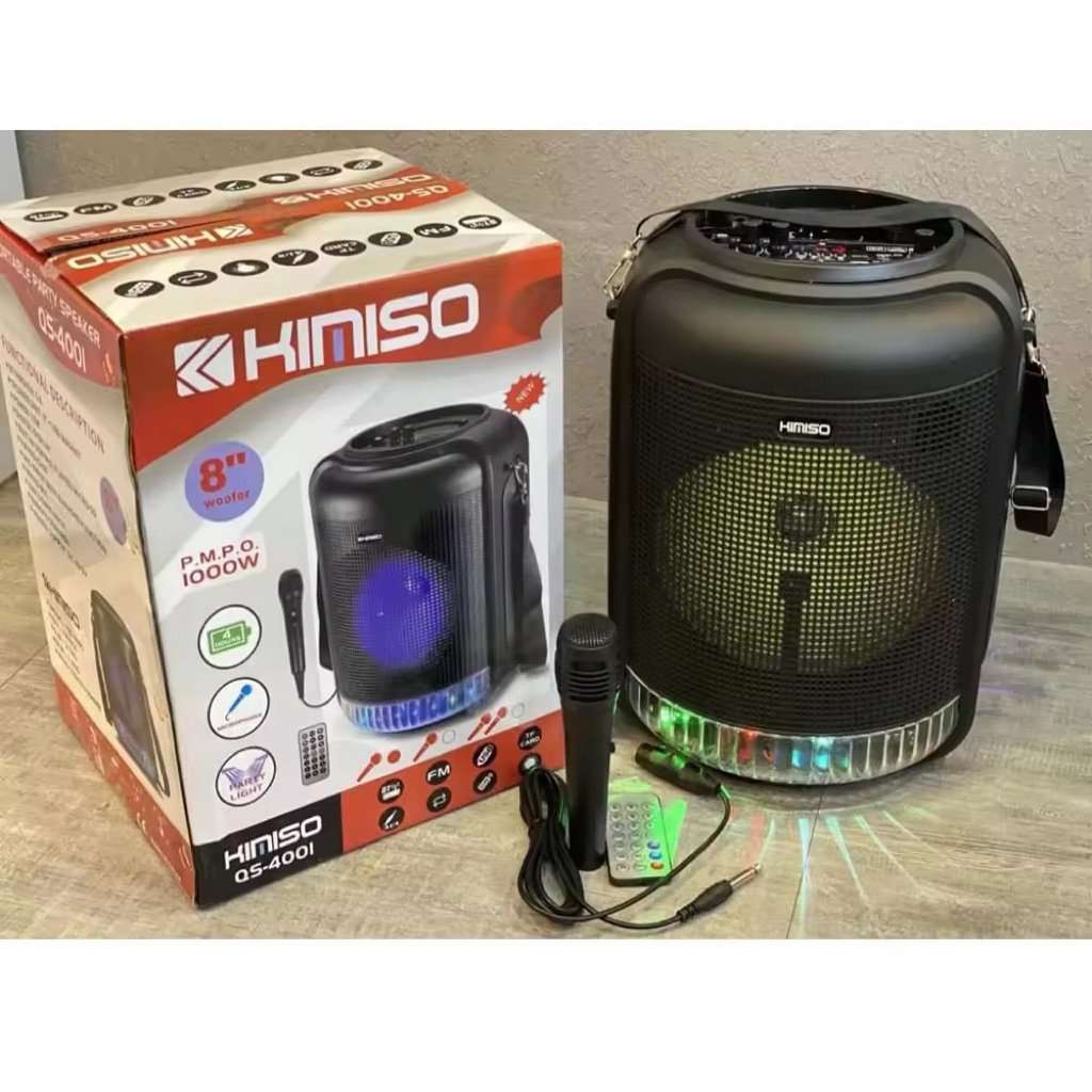 Speaker Bluetooth Karaoke QS 3602 / Gratis Mic Karaoke Dan Remote 6.5 Inch