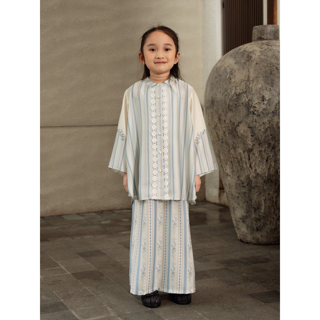 Rume sets creme - AlezaLabel | set anak | raya collection | pakaian anak | alezalabel