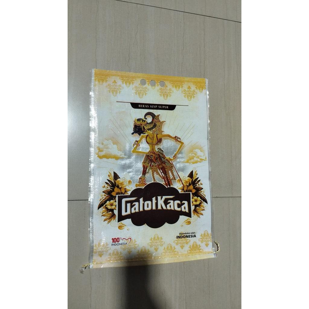 karung beras laminasi 5kg cap gatot kaca