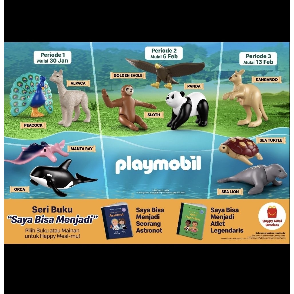 Happy Meal Mcd Mcdonald Playmobil Wiltopia