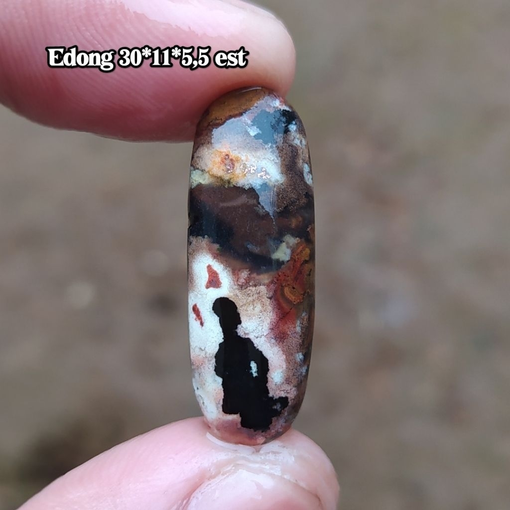 (BISA COD) Bahan Pola Kasar Batu Akik Pancawarna Garut Edong