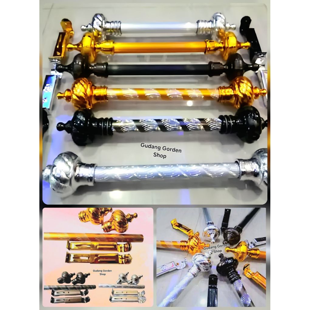 BATANG GORDEN FULL SET / TIANG GORDEN FULL SET / BESI GORDEN FULL SET