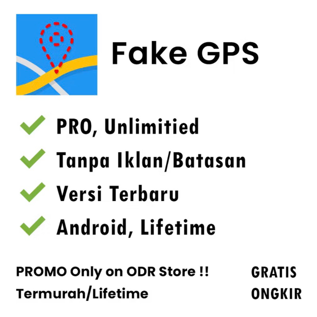 APLIKASI FAKE GPS 100 % PERMANEN