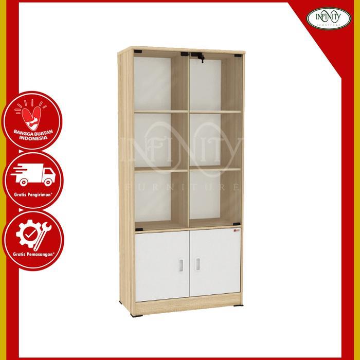 Rak Buku Serbaguna 2 Pintu GALANT SC 81G merk aktiv