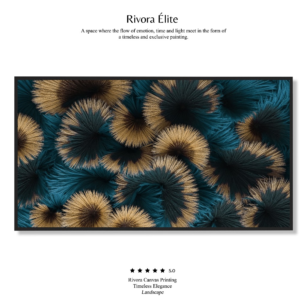 Rivora Elite Hiasan Dinding Aesthetic Dekorasi Room Modern | Canvas Print 'LN-025