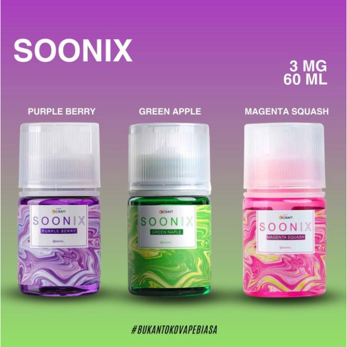 RCRAFT SOONIX FREEBASE SERIES 3MG 60ML