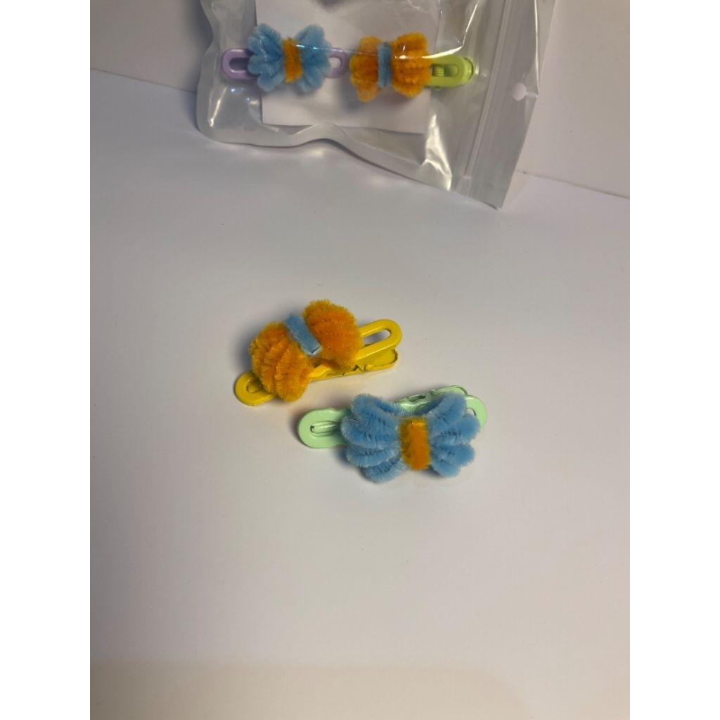 Jepitan Rambut Buaya Pipe cleaner premium| Mini| Anak