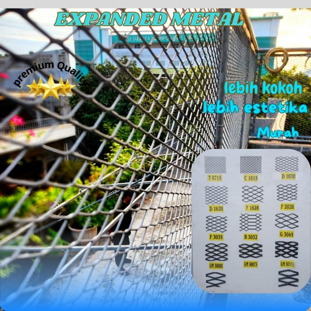 Expanded Metal / Kawat Expanded Metal / Plat Expanded Metal
