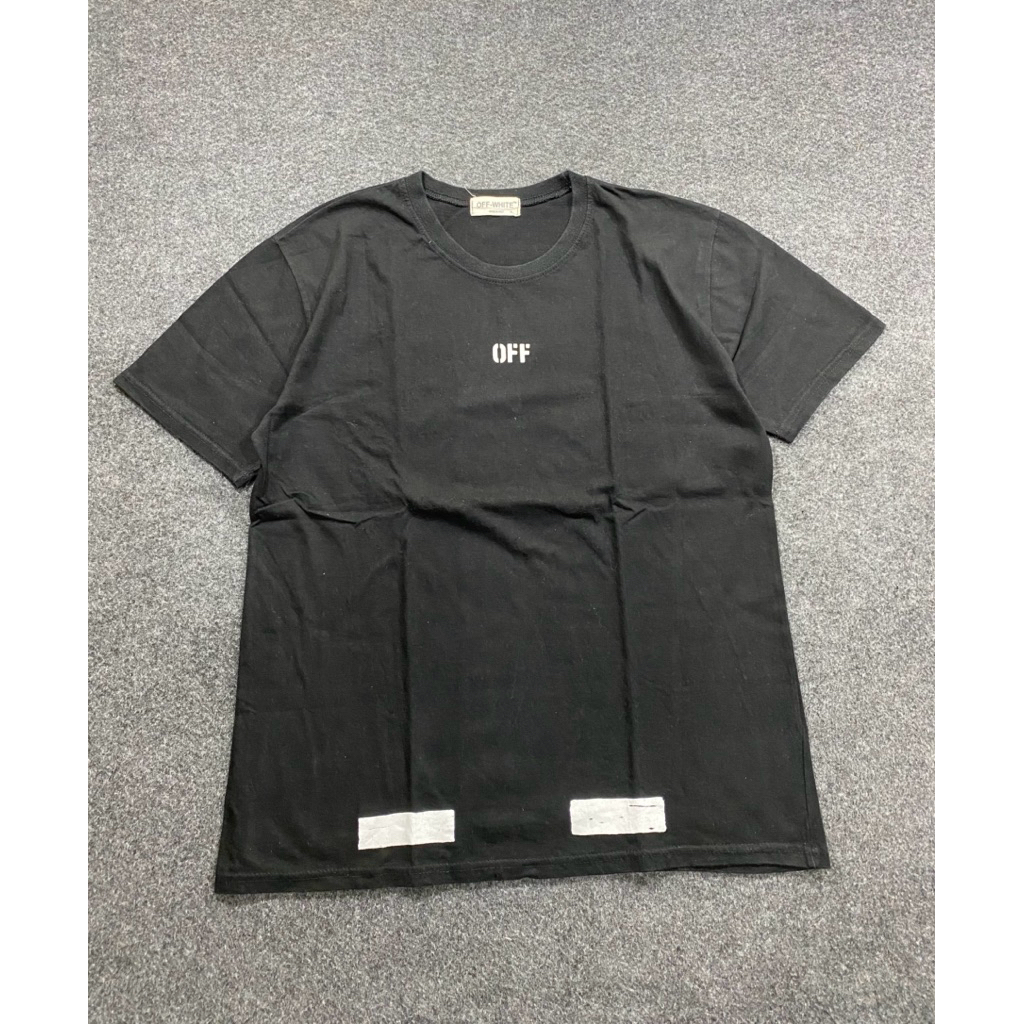 Kaos Off-White Arrow Brush Logo Hitam - Second  Kondisi Sangat Bagus
